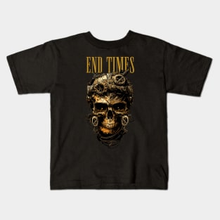 post apocalyptic gearhead Endtimes Kids T-Shirt